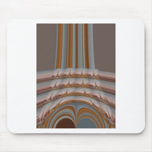 Paris Eiffel phantastisches Design Mousepad (Vorne)