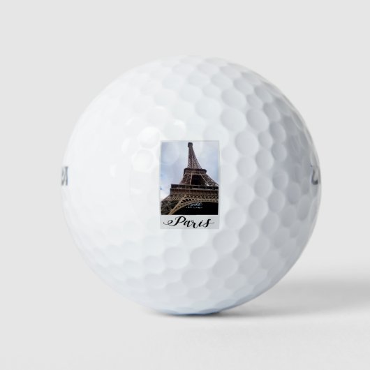 Paris Eiffel pictures tower! Golfball (Vorderseite)