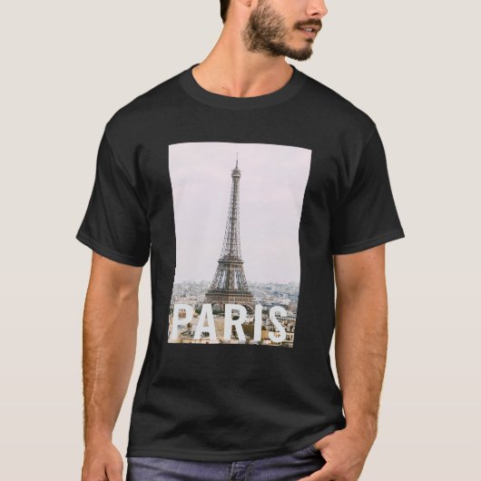 Paris Eiffel Tower Aesthetic Design Classic T-Shirt (Vorderseite)