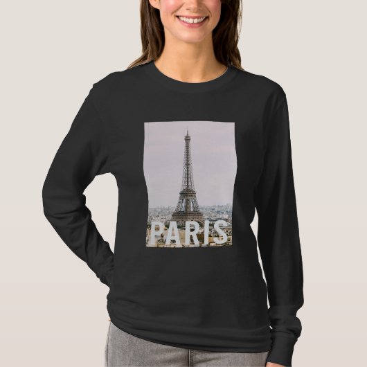 Paris Eiffel Tower Aesthetic Design Classic T-Shirt (Vorderseite)