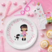 Paris Eiffel Tower Afrikaner Pappteller (Party)