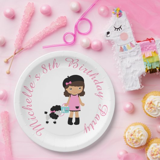 Paris Eiffel Tower Afrikaner Pappteller (Party)