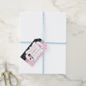 Paris Eiffel Tower Afrikanisches Mädchen Geschenkanhänger (Mit Garn)