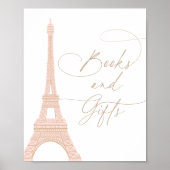 Paris Eiffel Tower Baby Duschbücher und Geschenke Poster (Vorne)
