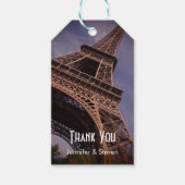 Paris Eiffel Tower Bekanntes Foto für Sehenswürdig Geschenkanhänger (Vorderseite)