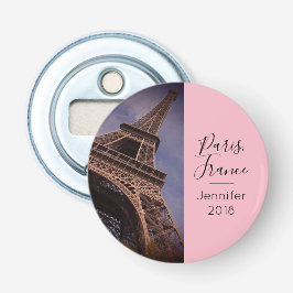 Paris Eiffel Tower Berühmtes Foto für Sehenswürdig Flaschenöffner