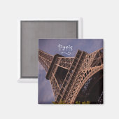 Paris Eiffel Tower Berühmtes Foto für Sehenswürdig Magnet (Vorderseite/Rückseite)