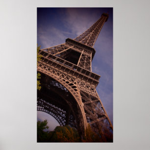 Paris Eiffel Tower Berühmtes Foto für Sehenswürdig Poster
