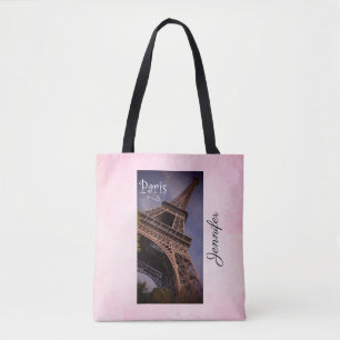 Paris Eiffel Tower Berühmtes Foto für Sehenswürdig Tasche
