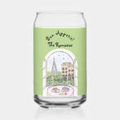 Paris Eiffel Tower Bon Appetit PERSONALIZE Dosenglas (Rückseite)