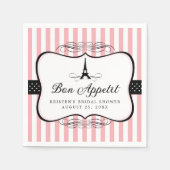 Paris Eiffel Tower | BRAUTPARTY Serviette (Vorderseite)