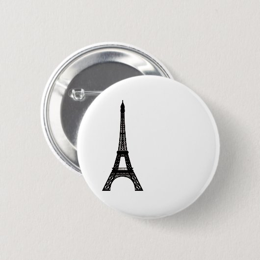Paris Eiffel Tower Button (Vorne & Hinten)