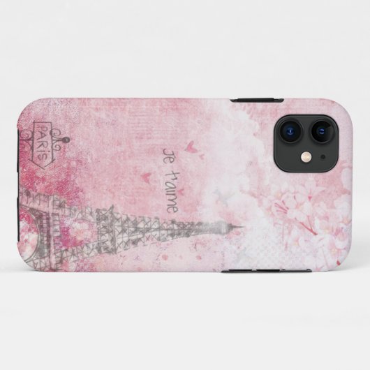 Paris Eiffel Tower Case-Mate iPhone Hülle (Rückseite (Horizontal))