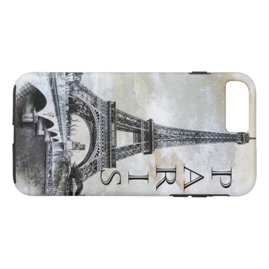 Paris Eiffel Tower Case-Mate iPhone Hülle (Rückseite (Horizontal))