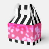 Paris Eiffel Tower Chic Sparkle Gastgeschenk Box Geschenkschachtel (Rückseite)