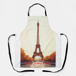 Paris Eiffel Tower Cornhole– France Travel Design. Schürze