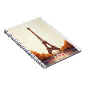 Paris Eiffel Tower Cornhole – Frankreich Reise Des Notizblock (Rechte Seite)