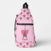 Paris Eiffel Tower Design Sling Bag (Vorderseite)