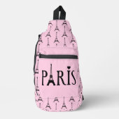 Paris Eiffel Tower Design Sling Bag (Vorderseite)