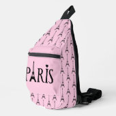 Paris Eiffel Tower Design Sling Bag (Rechte Ecke)