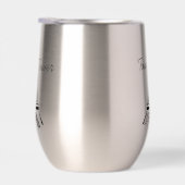 Paris Eiffel Tower Design Thermal Wine Tumbler (Rechts)