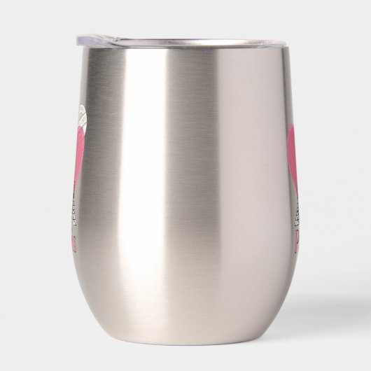 Paris Eiffel Tower Design Thermal Wine Tumbler (Rechts)