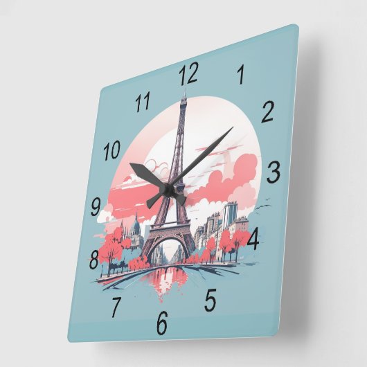 Paris Eiffel Tower Design Uhr (Winkel)
