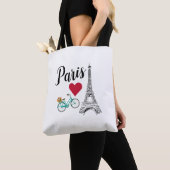 Paris Eiffel Tower Dot Tote Bag Tasche (Von Nahem)