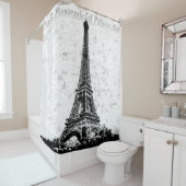Paris Eiffel Tower Duschvorhang (Beispiel)