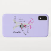 Paris Eiffel Tower Fashion Lite Lila Case-Mate iPhone Hülle (Rückseite (Horizontal))