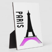 Paris Eiffel Tower Fotoplatte (Seite)