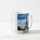 Paris Eiffel Tower Frankreich Französisches City T Kaffeetasse (VorderseiteRechts)