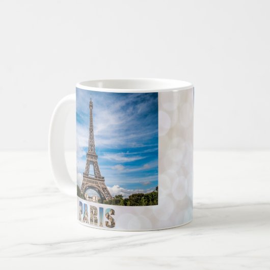 Paris Eiffel Tower Frankreich Französisches City T Kaffeetasse (Vorderseite Links)