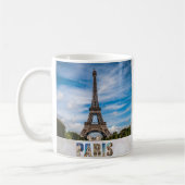 Paris Eiffel Tower Frankreich Französisches City T Kaffeetasse (Links)