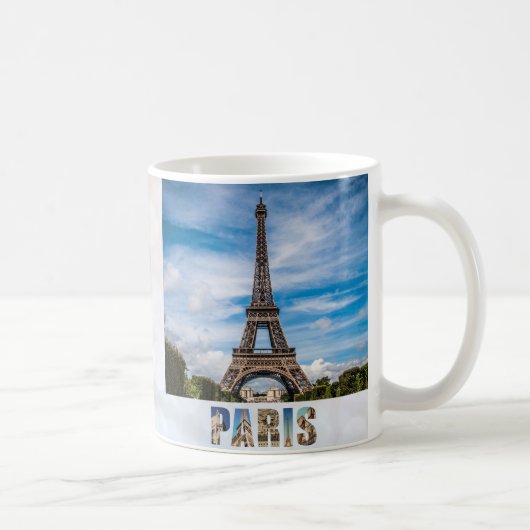 Paris Eiffel Tower Frankreich Französisches City T Kaffeetasse (Rechts)