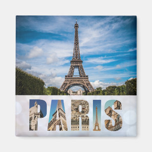 Paris Eiffel Tower Frankreich Französisches City T Magnet