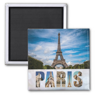 Paris Eiffel Tower Frankreich Französisches City T Magnet