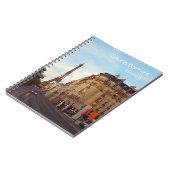 Paris. Eiffel tower. Frankreich. Notebook Notizblock (Linke Seite)