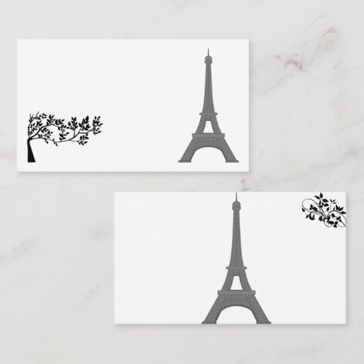 Paris Eiffel Tower Frankreich Tourist Urlaub Visitenkarte (Vorne/Hinten)