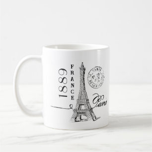 Paris Eiffel Tower French Lover Parisian France Kaffeetasse