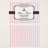 Paris Eiffel Tower Gastgeschenk Hochzeit Tag (Vorne & Hinten)