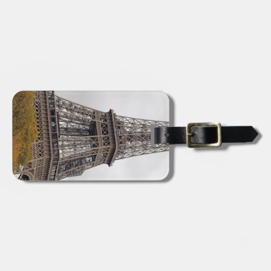 Paris Eiffel Tower Gepäckmarke Gepäckanhänger (Vorderseite horizontal)