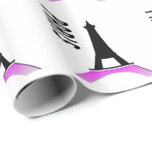 Paris Eiffel Tower Geschenkpapier (Rolleneckpunkt)