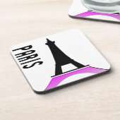 Paris Eiffel Tower Getränkeuntersetzer (Linke Seite)