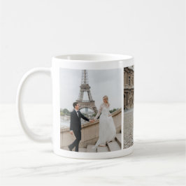 Paris Eiffel Tower Honeymoon Foto Collage Tasse