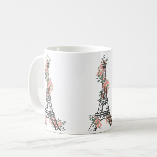 Paris Eiffel Tower Kaffeetasse (Vorderseite Links)