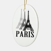 Paris Eiffel Tower Keramik Ornament (Links)