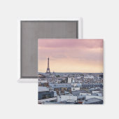 Paris Eiffel Tower La Vie En Rose Magnet (Vorderseite/Rückseite)