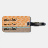 Paris Eiffel Tower Luggage Tag Gepäckanhänger (Rückseite horizontal)