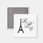 Paris Eiffel Tower Magnet (Vorderseite/Rückseite)
